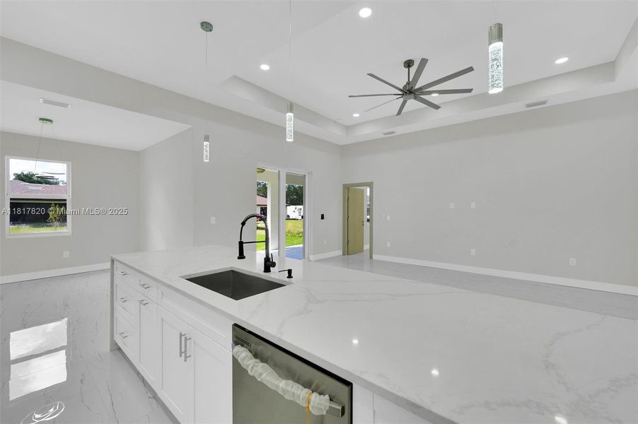 Furnished interior view inside a new home in , Lehigh Acres (Image 6).