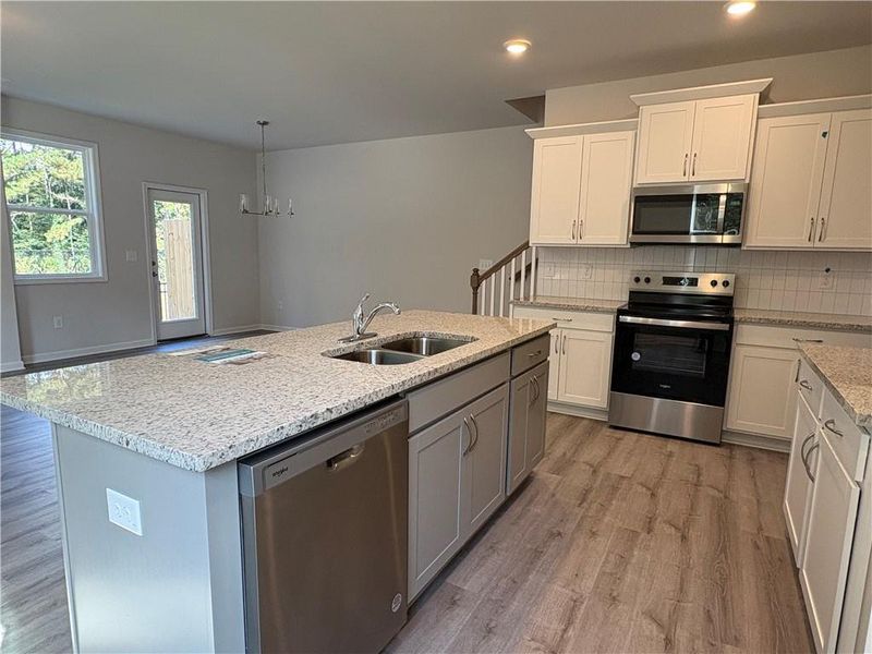 Furnished interior view inside a new home in Longview Run, Decatur (Image 2).