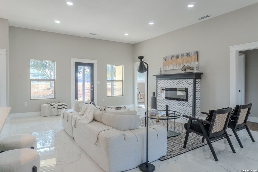 Furnished interior view inside a new home in , Lytle (Image 34).