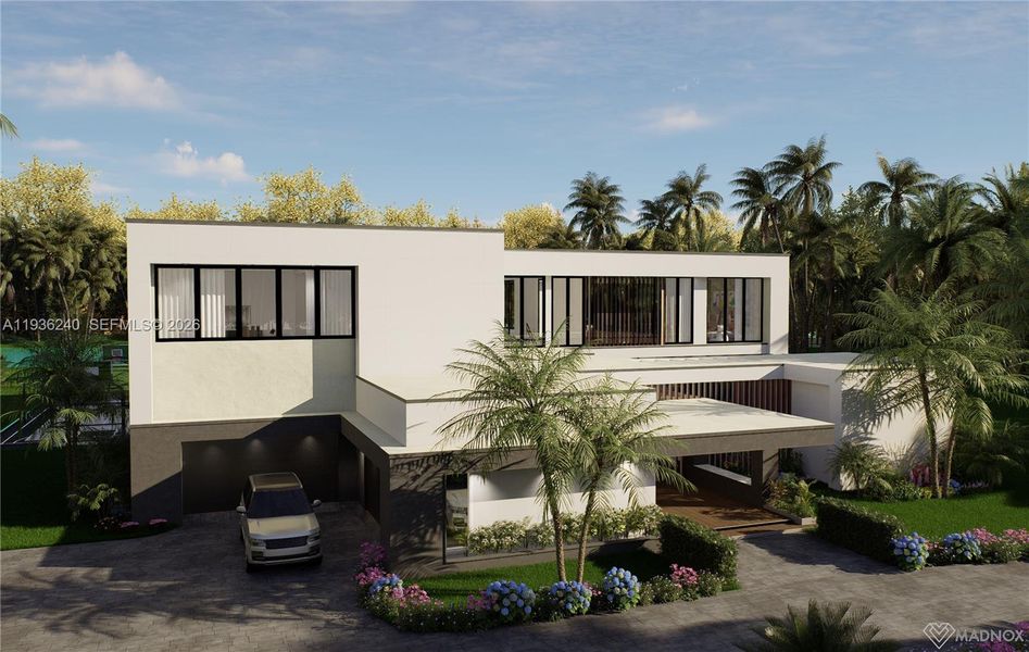 Front exterior of a new home in , Weston, FL, highlighting curb appeal (Image 21).