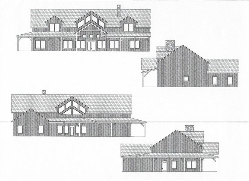 Front exterior of a new home in , Emory, TX, highlighting curb appeal (Image 1). Front exterior of a new home in , Emory, TX, highlighting curb appeal (Image 1).