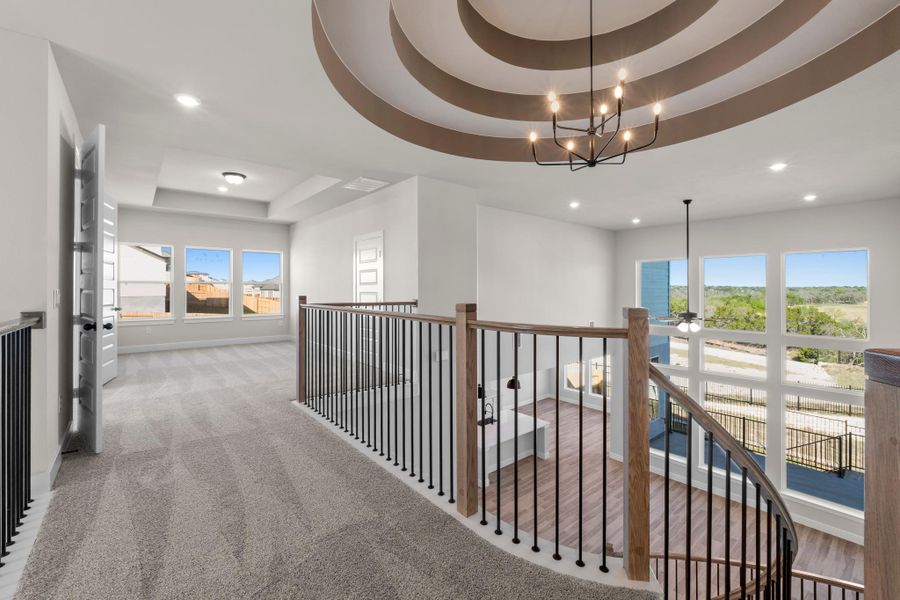 Spacious, unfurnished interior of a new home in Lariat, Liberty Hill (Image 31).
