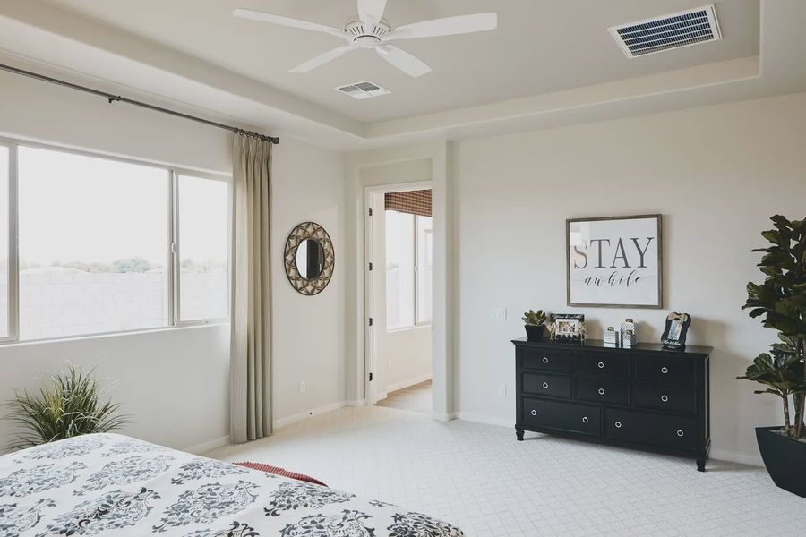Furnished interior view inside a new home in Valencia at Granite Vista, Waddell (Image 9).