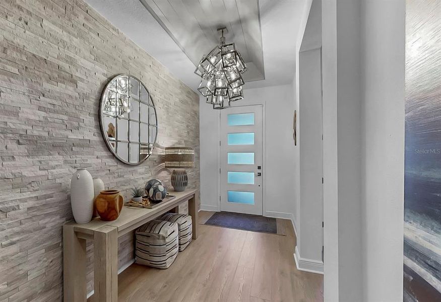 Furnished interior view inside a new home in , Sarasota (Image 10).