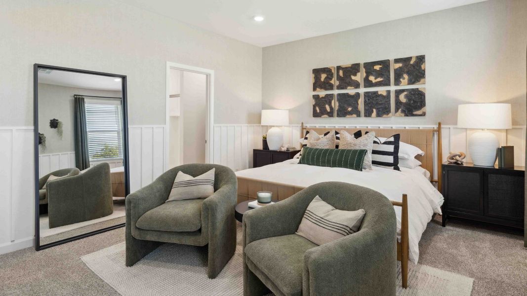 Representative furnished interior of a home built from the Ibis by D.R. Horton in Del Rio Ranch, Avondale (Image 18).