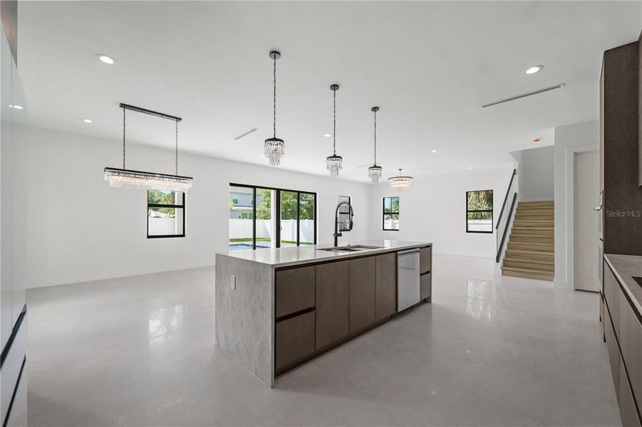Furnished interior view inside a new home in , Tampa (Image 10).