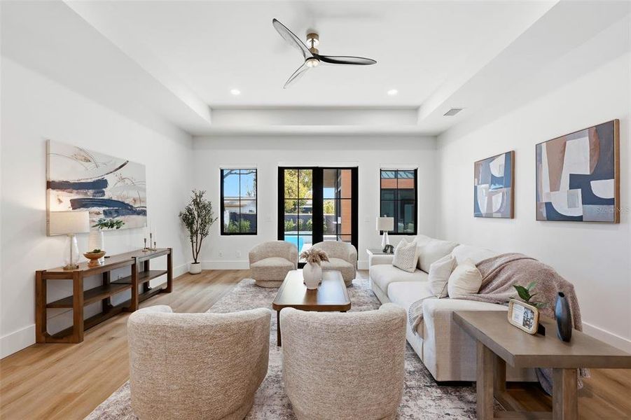 Furnished interior view inside a new home in , Tampa (Image 22).