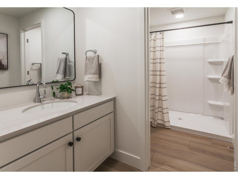 Furnished interior view inside a new home in Trailside Story Collection - Single Family Homes, Timnath (Image 8).
