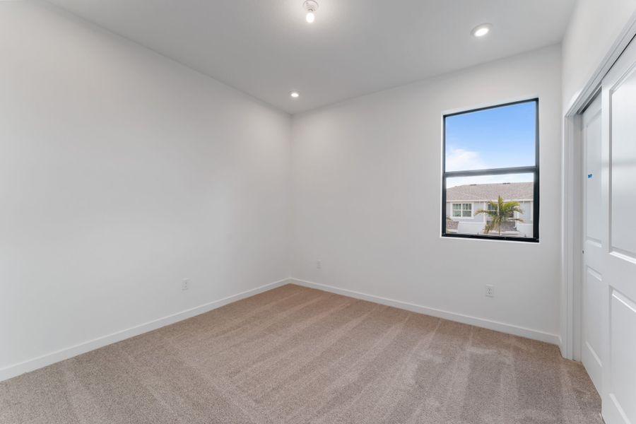 Spacious, unfurnished interior of a new home in Forest – Townhomes, Lake Worth (Image 10). Spacious, unfurnished interior of a new home in Forest – Townhomes, Lake Worth (Image 10).
