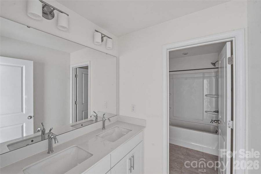 Furnished interior view inside a new home in Lakeside Glen, York (Image 7).