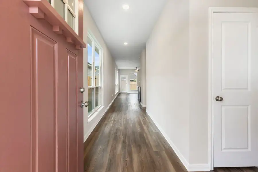 Spacious, unfurnished interior of a new home in Hilltop Heights, Waco (Image 8). Spacious, unfurnished interior of a new home in Hilltop Heights, Waco (Image 8).