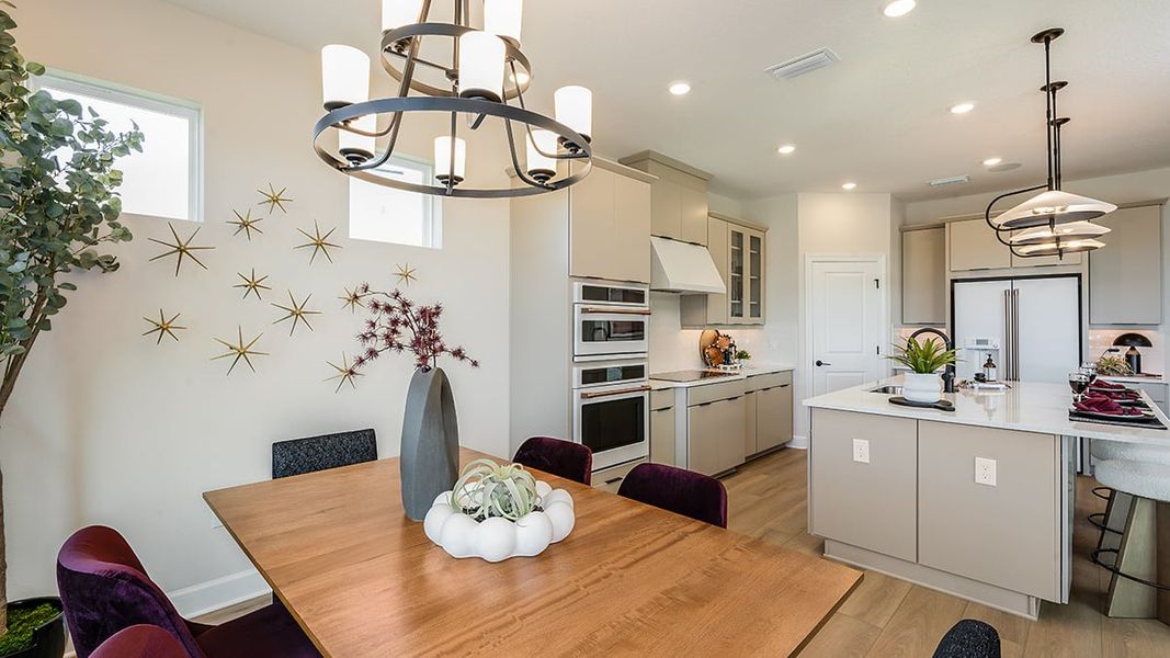 Representative furnished interior of a home built from the Monte by Taylor Morrison in Center Lake Ranch Community Group Page, St. Cloud (Image 7).