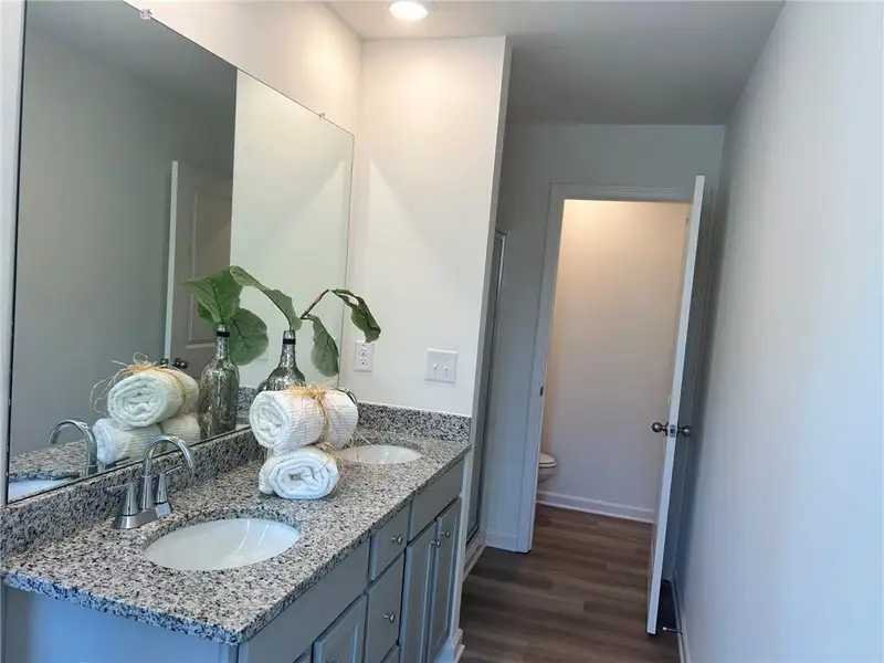 Furnished interior view inside a new home in Old Salem Crossing, Conyers (Image 14).