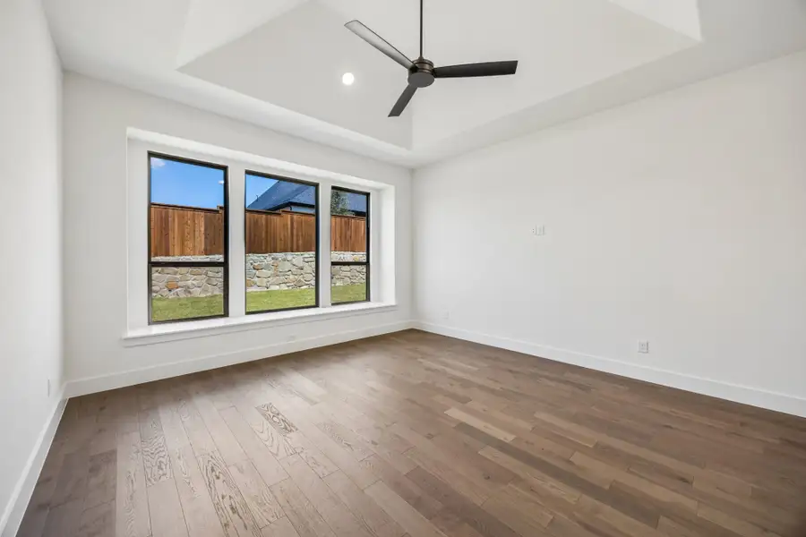 Spacious, unfurnished interior of a new home in The Parks at Wilson Creek, Celina (Image 49). Spacious, unfurnished interior of a new home in The Parks at Wilson Creek, Celina (Image 49).