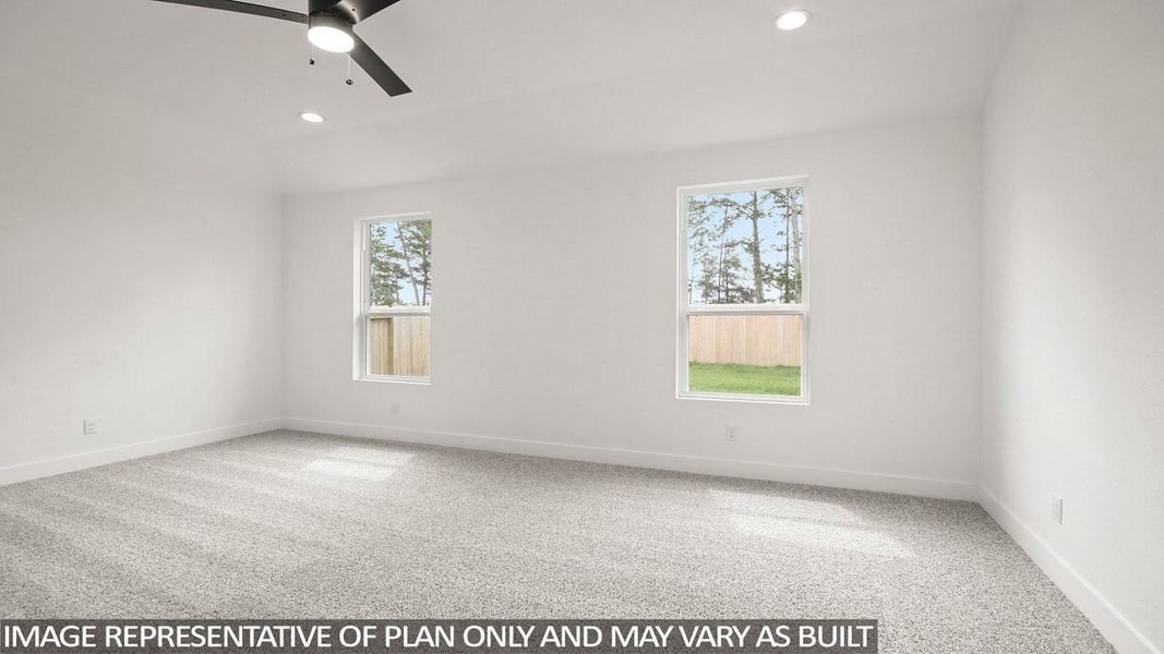 Spacious, unfurnished interior of a new home in Silverthorne, Conroe (Image 12). Spacious, unfurnished interior of a new home in Silverthorne, Conroe (Image 12).