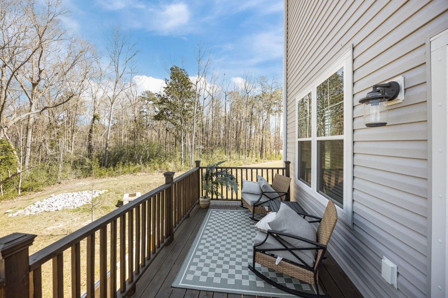 Exterior details and patio area of a home in , Hanahan (Image 28).
