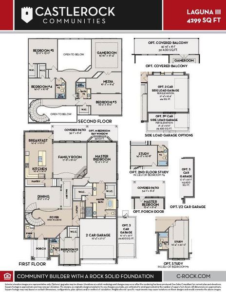2D floor plan layout of this home in Marvida, Cypress, TX (Image 3).