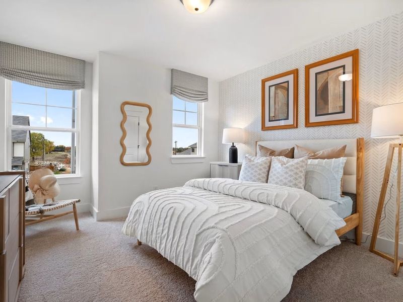 Furnished interior view inside a new home in Lake Park Villas, Wylie (Image 25).