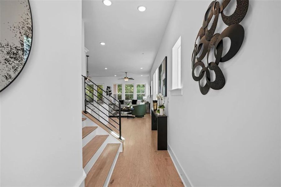 Furnished interior view inside a new home in , Alpharetta (Image 28).