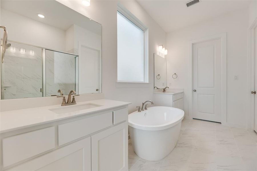 Furnished interior view inside a new home in The Grove Frisco - 40' Lots, Frisco (Image 11).