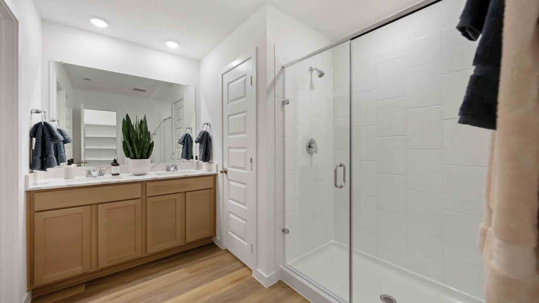 Furnished interior view inside a new home in Wheatley Oaks, Houston (Image 7).