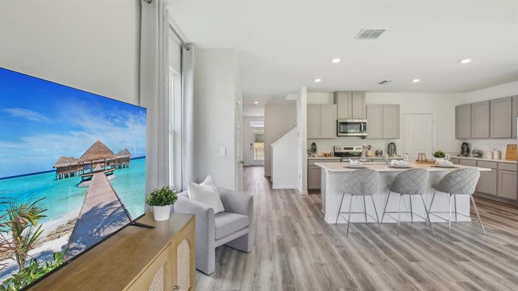 Furnished interior view inside a new home in Sandhill, Dade City (Image 10).