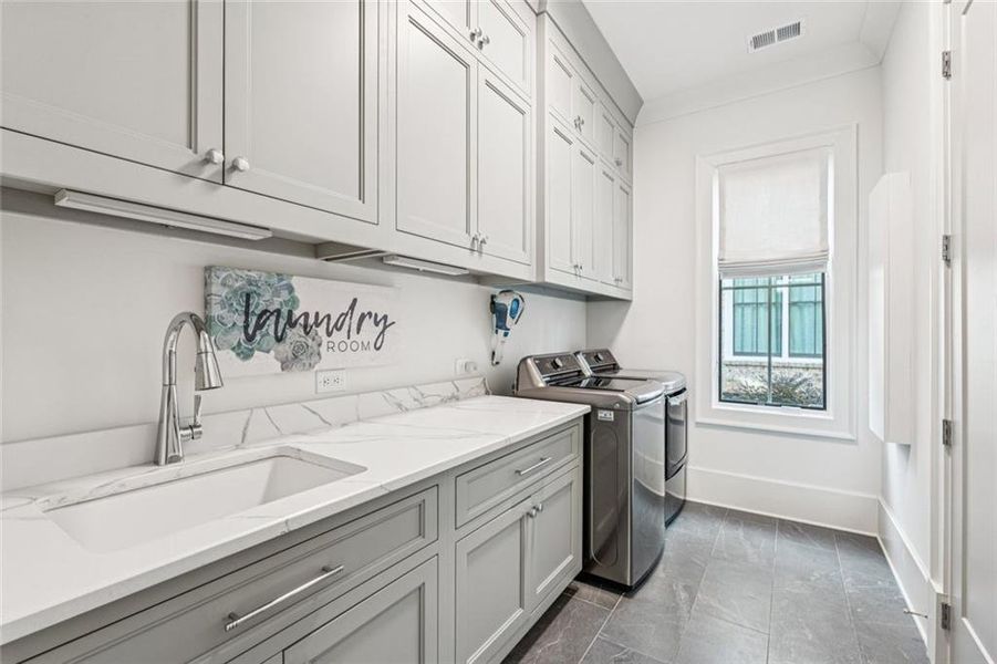 Furnished interior view inside a new home in , Alpharetta (Image 30).