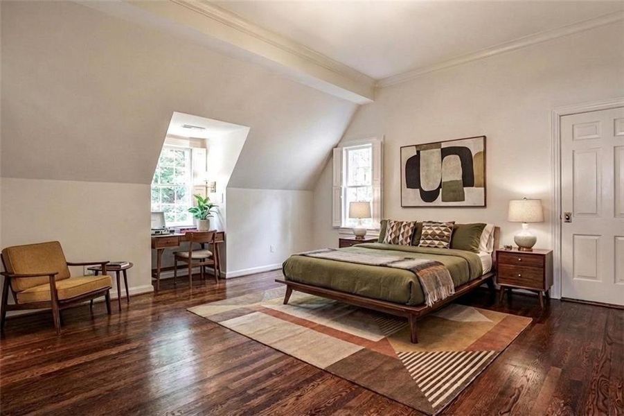 Furnished interior view inside a new home in , Atlanta (Image 14).