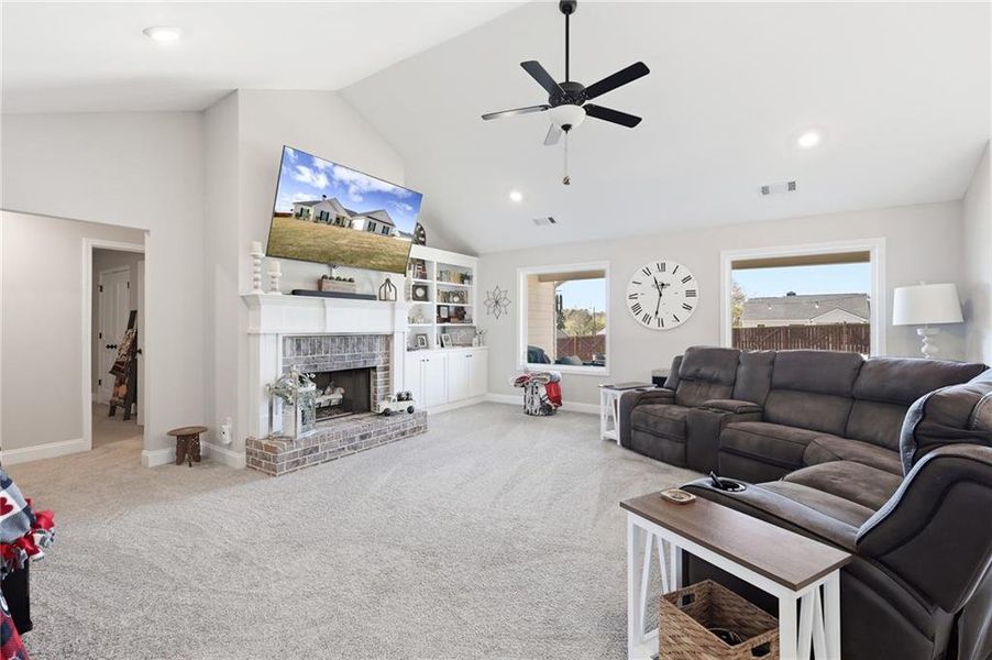 Furnished interior view inside a new home in , Winder (Image 7). Furnished interior view inside a new home in , Winder (Image 7).