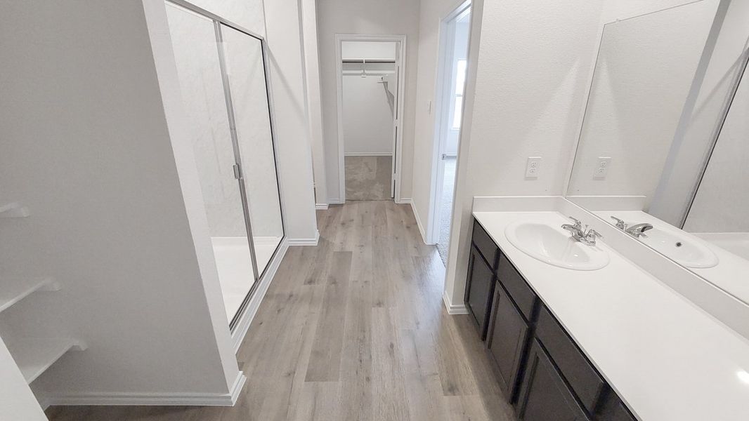 Furnished interior view inside a new home in Windrose, Pilot Point (Image 4).