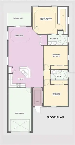 2D floor plan layout of this home in , Fort Pierce, FL (Image 3). 2D floor plan layout of this home in , Fort Pierce, FL (Image 3).