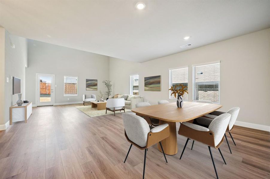 Furnished interior view inside a new home in Simpson Crossing - Signature Series, McKinney (Image 8).