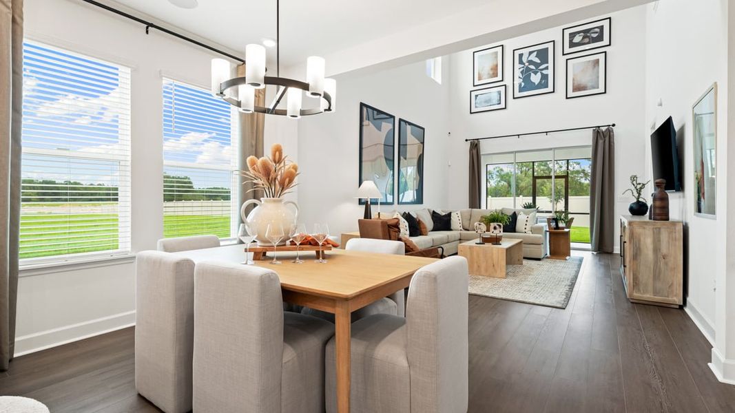 Representative furnished interior of a home built from the Anastasia by Taylor Morrison in Hillcrest, San Antonio (Image 6).