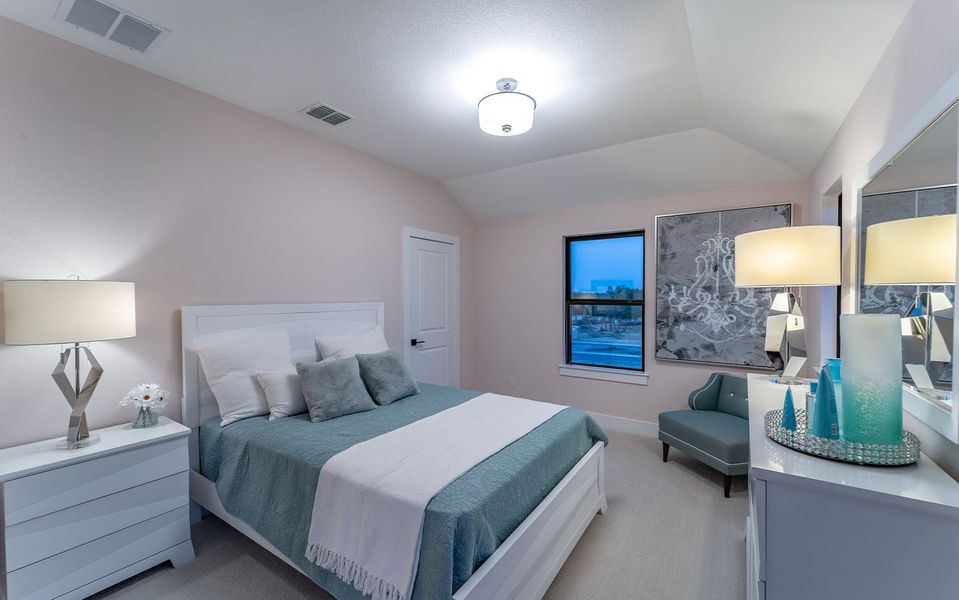 Representative furnished interior of a home built from the Dakota by CastleRock Communities in Hughes Landing, Dickinson (Image 31).