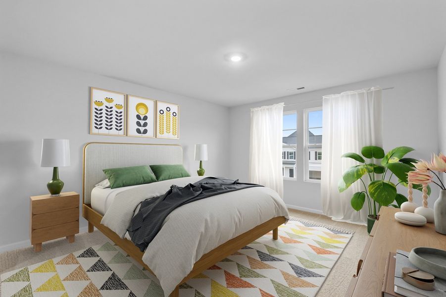 Furnished interior view inside a new home in Hanes Lake, Winston-Salem (Image 10).