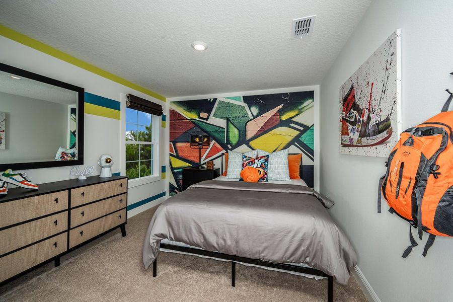 Representative furnished interior of a home built from the Coquina by Casa Fresca Homes in Mirada, San Antonio (Image 21).