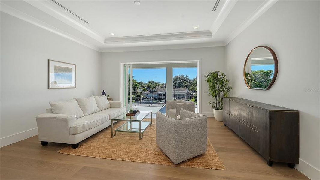 Furnished interior view inside a new home in , Sarasota (Image 53).