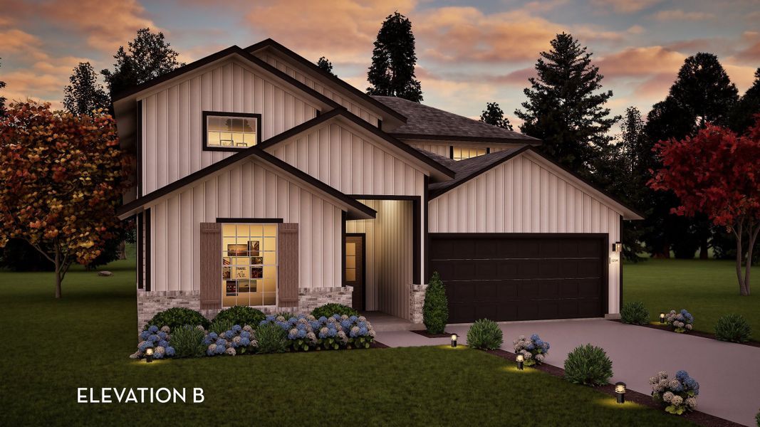 Representative exterior photo of a completed home built from the Yuma by CastleRock Communities in Aden Woods, Fairview, TN (Image 2).