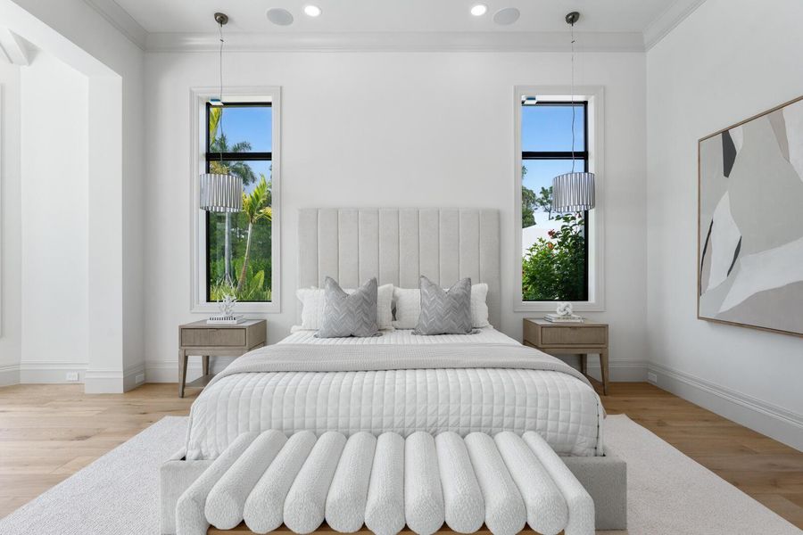 Furnished interior view inside a new home in , Palm Beach Gardens (Image 6).