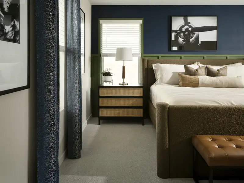 Representative furnished interior of a home built from the Canvas Two by Brookfield Residential in Barefoot, Firestone (Image 7).