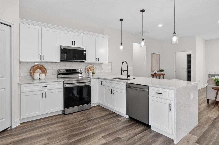 Furnished interior view inside a new home in , Citrus Springs (Image 13).
