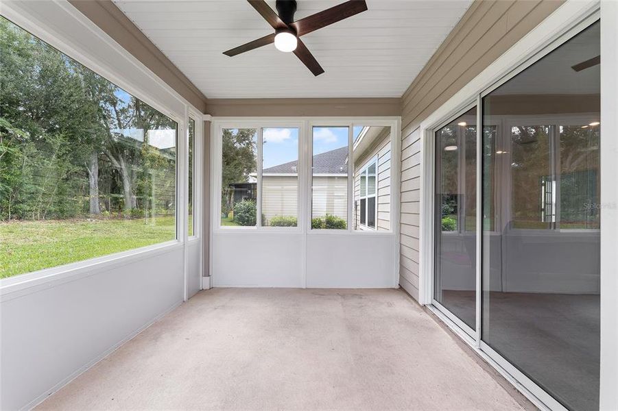 Exterior details and patio area of a home in Liberty Village: Liberty Village - Phase One, Ocala (Image 37).