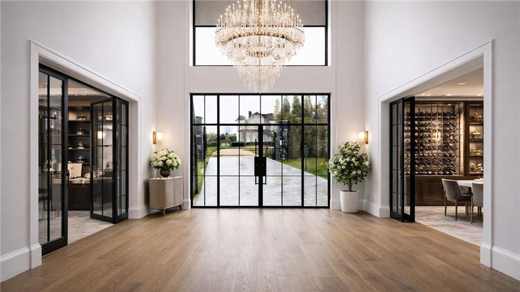 Furnished interior view inside a new home in , Alpharetta (Image 17). Furnished interior view inside a new home in , Alpharetta (Image 17).