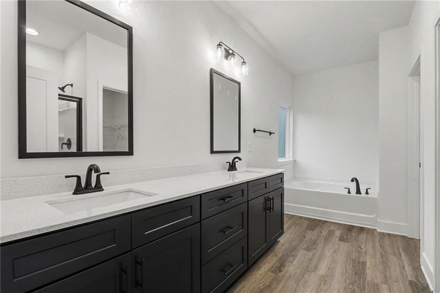 Furnished interior view inside a new home in Thunder Ridge, Dawsonville (Image 8).
