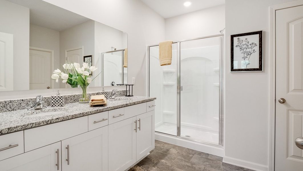 Representative furnished interior of a home built from the CAMERON by D.R. Horton in Village Park, Oakland (Image 14).
