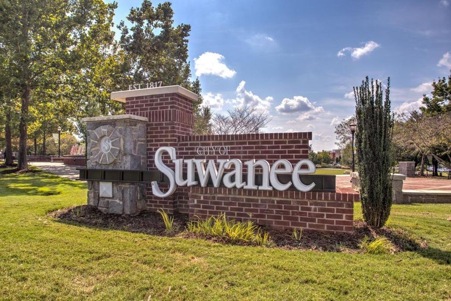 Front exterior of a new home in , Suwanee, GA, highlighting curb appeal (Image 29).