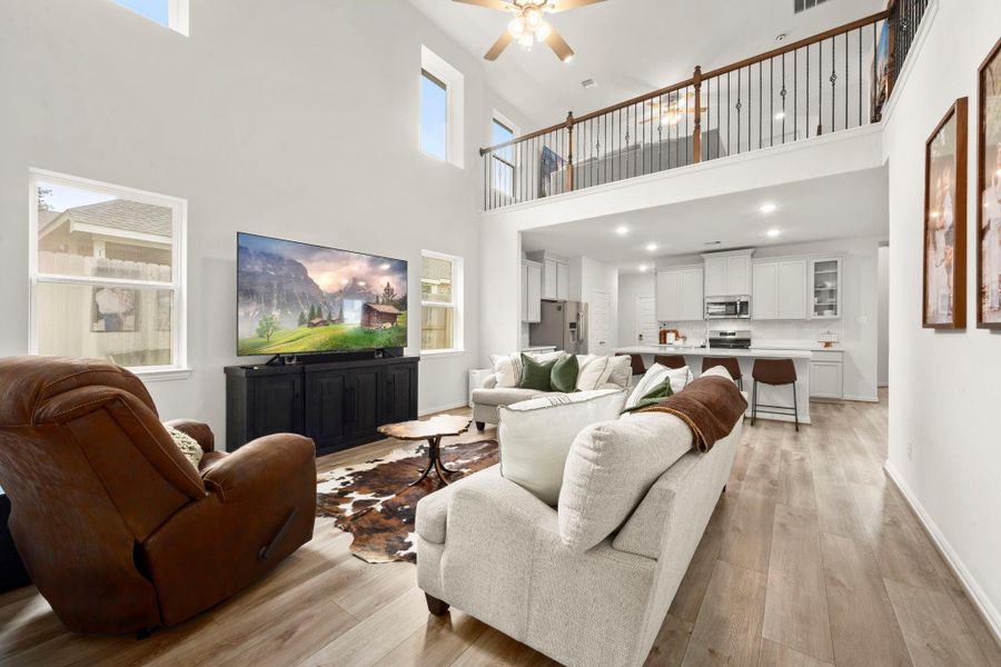 Furnished interior view inside a new home in , Conroe (Image 3). Furnished interior view inside a new home in , Conroe (Image 3).