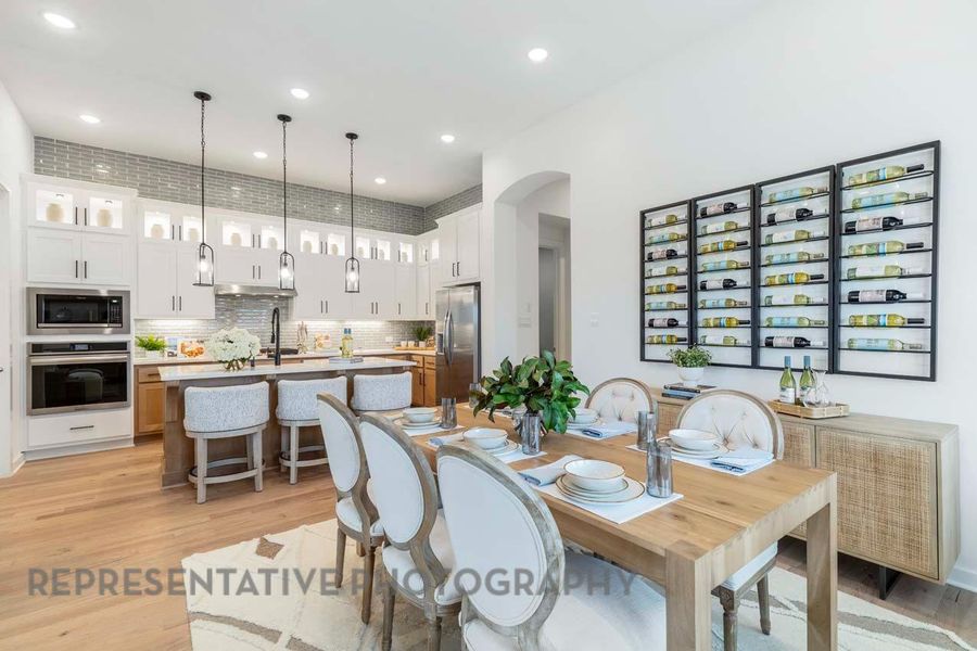 Furnished interior view inside a new home in Wolf Ranch: 46ft. lots, Georgetown (Image 12).