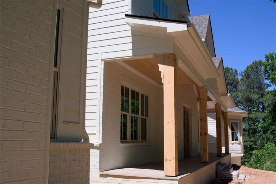 Exterior details and patio area of a home in , Roswell (Image 24). Exterior details and patio area of a home in , Roswell (Image 24).