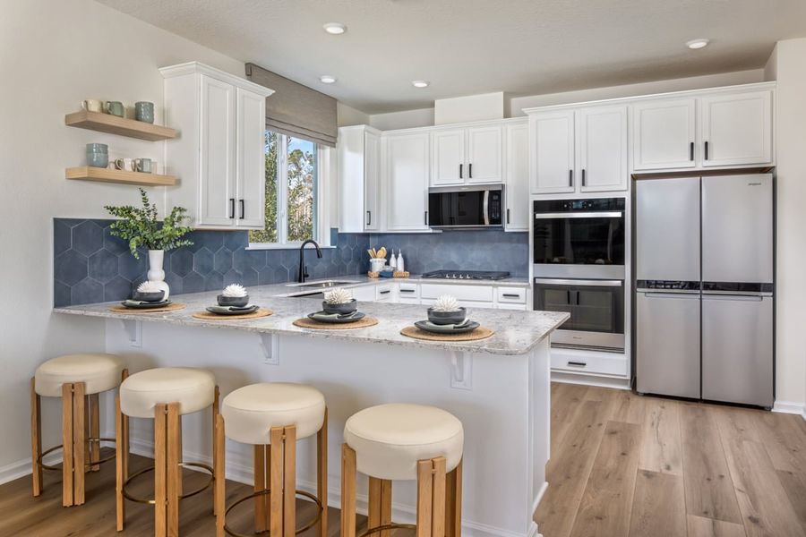 Representative furnished interior of a home built from the 2387 Modeled by KB Home in Maplewood, St. Augustine (Image 5).
